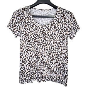 Banana Republic Malibu Tee Animal Print, Size S